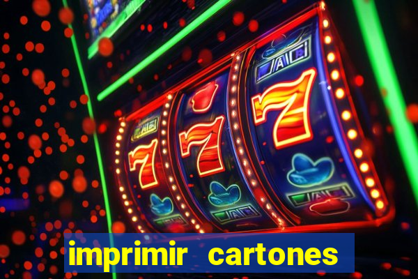 imprimir cartones de bingo